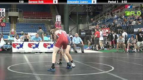 Junior 120 - Gannon Volk (Minnesota) vs. Alexander...