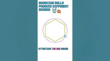 bounce balls produce different sounds#satisfying  #simulation #bounceball #satisfyingasmr  #ahaoni