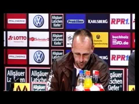 Pressekonferenz nach dem Heimspiel gegen St. Pauli