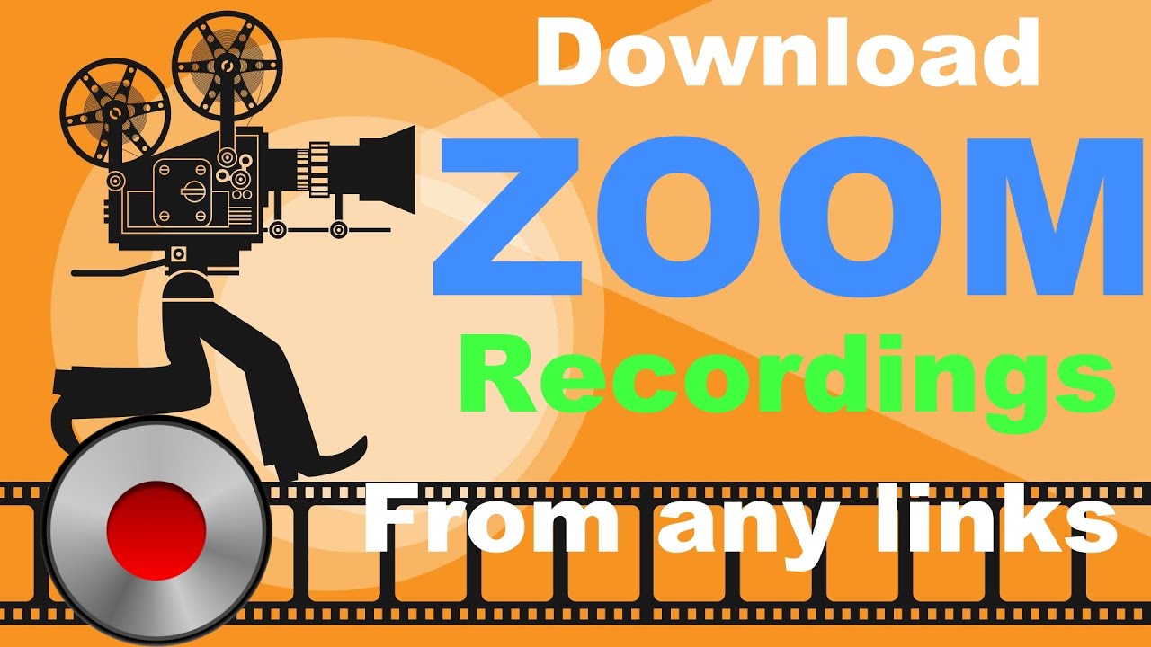 zoom download recording