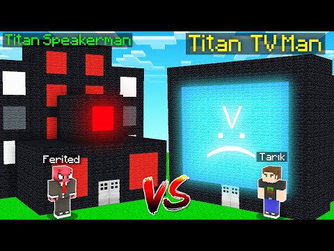 TITAN SPEAKERMAN EV VS TITAN TV MAN EV - Minecraft
