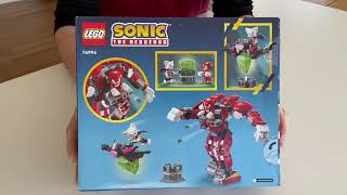 Lego Sonic The Hedgehog Knuckles Guardian Mech 76996 Speed Build