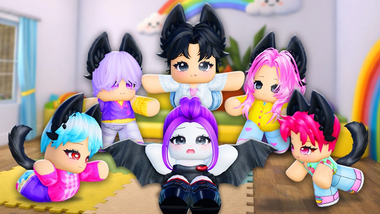 VAMPIRE RUMI Is CHASED by 5 WERWOLF FANBOYS in Roblox! (Kpop Demon Hunters)