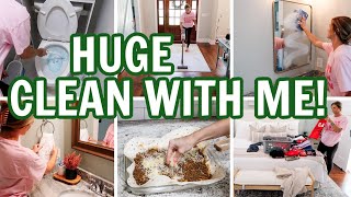 HUGE CLEAN WITH ME! | EXTREME CLEANING MOTIVATION | Amy Darley