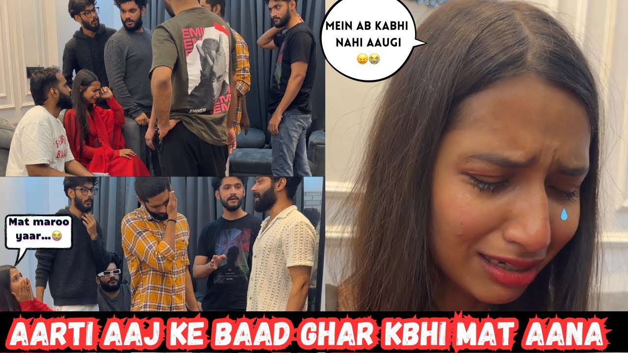 Aarti aaj k baad kabhi mat aana ghar |prank on Aarti| Abresh ne maara Bilal or zahid ko|AALTU FALTU|