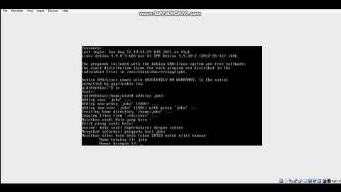 Menambahkan User pada debian 9