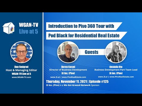 125 | WGAN-TV | Intro to Pivo 360 Tours with Pod Black for Residential Real Estate | #Matterport ALT