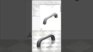 Solidwork in Handle Design #solidworks #handle #ytshorts #cad #viral
