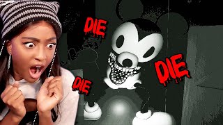This Mickey Mouse Horror Game is SCARY!! | Captain Willie
