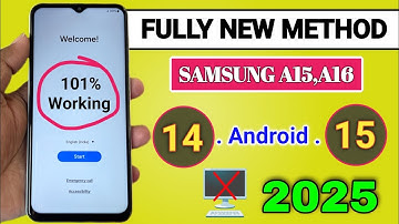 Samsung A15, A16 FRP Bypass 2025 Android 14, Google Account Remove A155f, A165F
