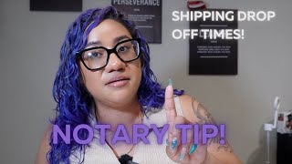 Notary Tip: Know Your Shipping Cutoff Times!