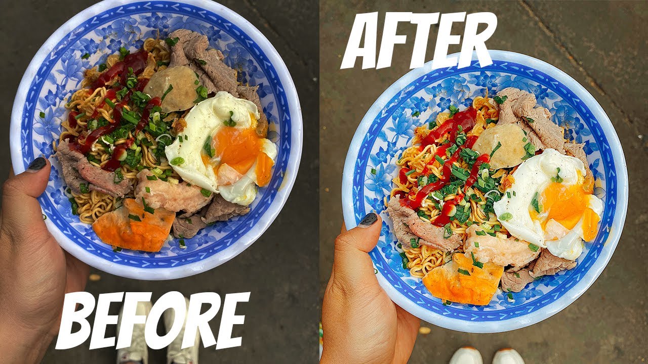 Cách Chỉnh Màu Đồ Ăn Đẹp Để Đăng Instagram || Snapseed - Foodie - Rni Films  || Ăn Sập Sài Gòn - Youtube