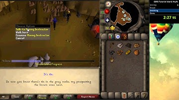 OSRS - Tutorial Island Any% Speedrun in 5:16 - Framed