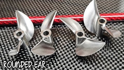 New Stainless Steel Props 4519 High Rake & 4316 Medium Rake Oxidean Marine Propellers