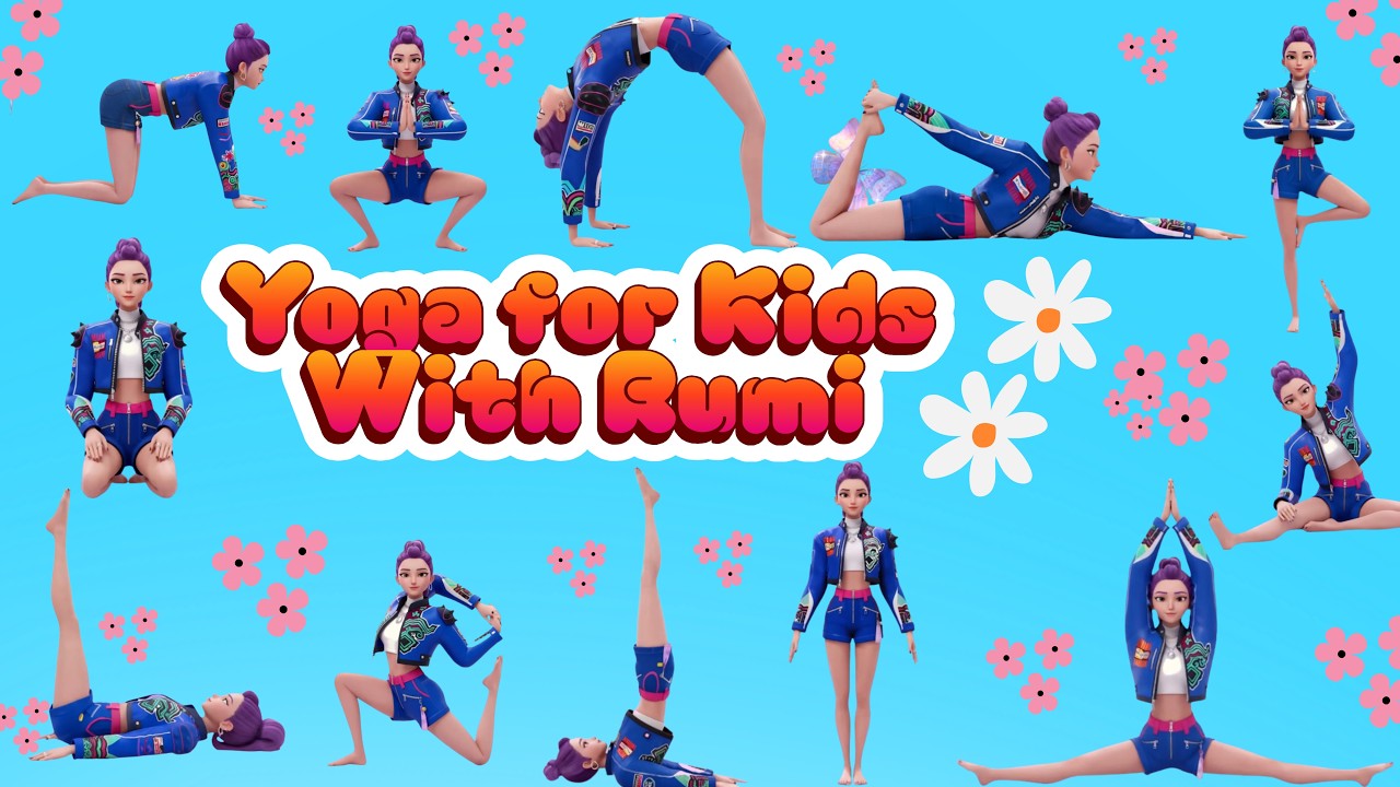 Yoga for Kids with Rumi | 10-Minute Fun & Relaxing Routine | KPop Demon ...