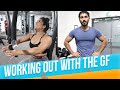 Working out with my girlfriend