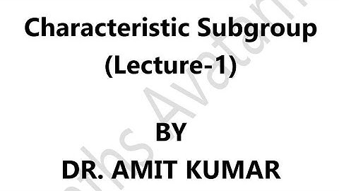 Definition of characteristic subgroup