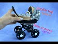 ВЕРХ КОЛЯСКИ В МИНИАТЮРЕ 1 ЧАСТЬ! HOW TO MAKE TOP PART OF THE STROLLER IN MINIATURE!PART 1!