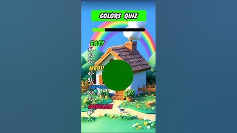 Only a Genius can guess all these Colors!🖍️ #shorts #quiz #trivia #colorchallenge #colors #eyetest