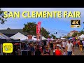 San Clemente Fiesta Music Festival | Street Fair | 4K Walking Tour