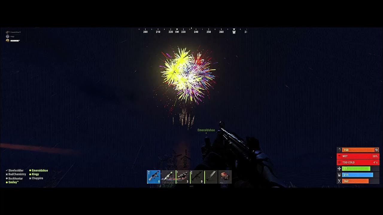 Rust FireWorks Display YouTube