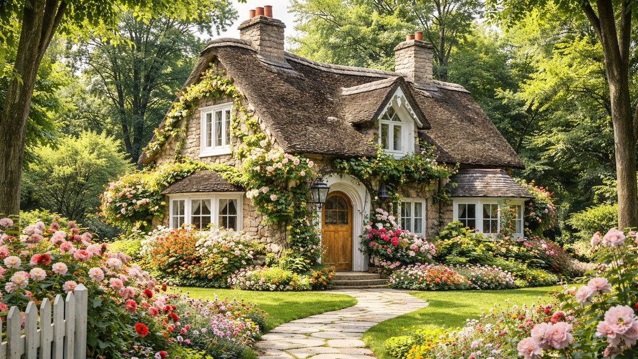 Thatched Cottage Meets Quiet Luxury | Enchanted Garden Retreat