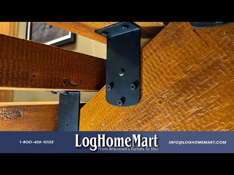Video: Square Timber Stair System - 3 ft. or 4ft. Wide Treads - Chiseled or Semi-Smooth