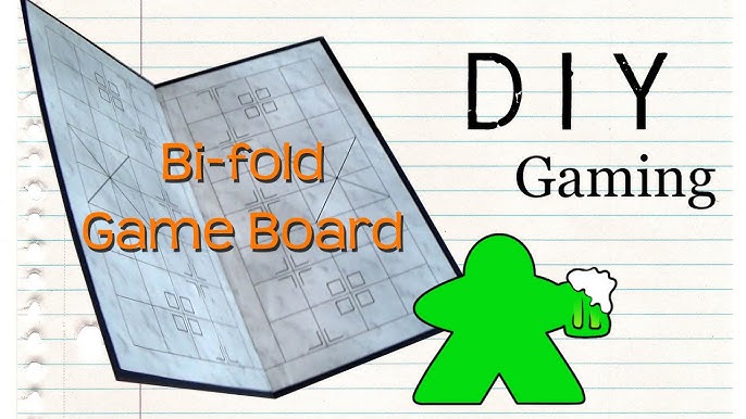 How to Make Game Boards - Dining Table Print and Play 