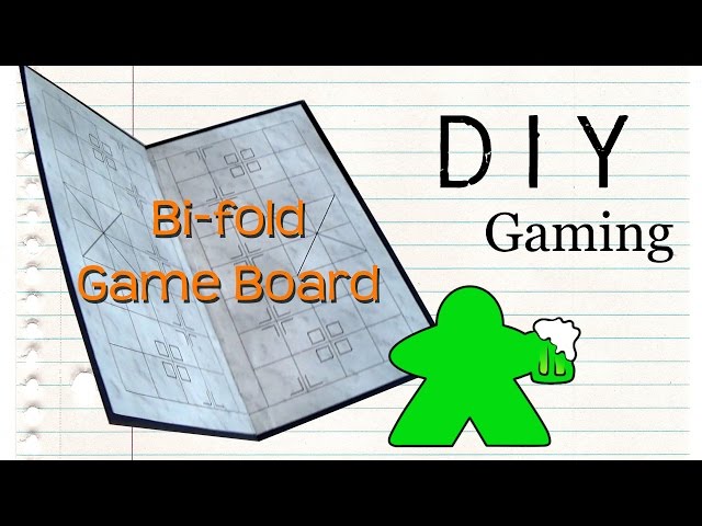 DIY Gaming - How to Make a Bi-fold Gameboard 