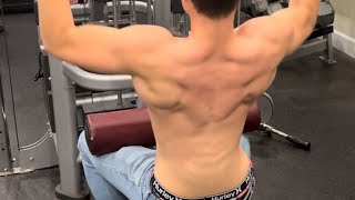 3 weeks of working out! Here’s a back workout Nate does.