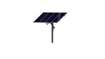 Dual Axis Solar Tracker Animation
