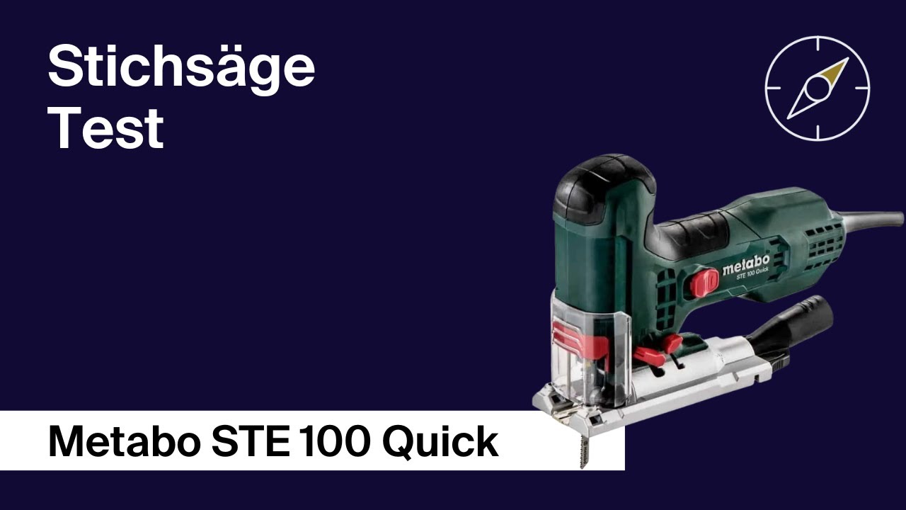 Stichsäge Test: Metabo STE 100 Quick – F.A.Z. Kaufkompass - YouTube