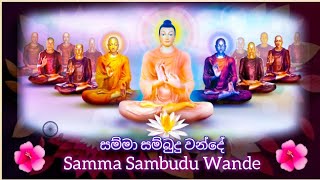 ✨️🌺 සම්මා සම්බුදු වන්දේ… Samma Sambudhu Wande…| Ven Kiribathgoda Gnanananda Thero | #බුදු_ගුණ 🌺✨️