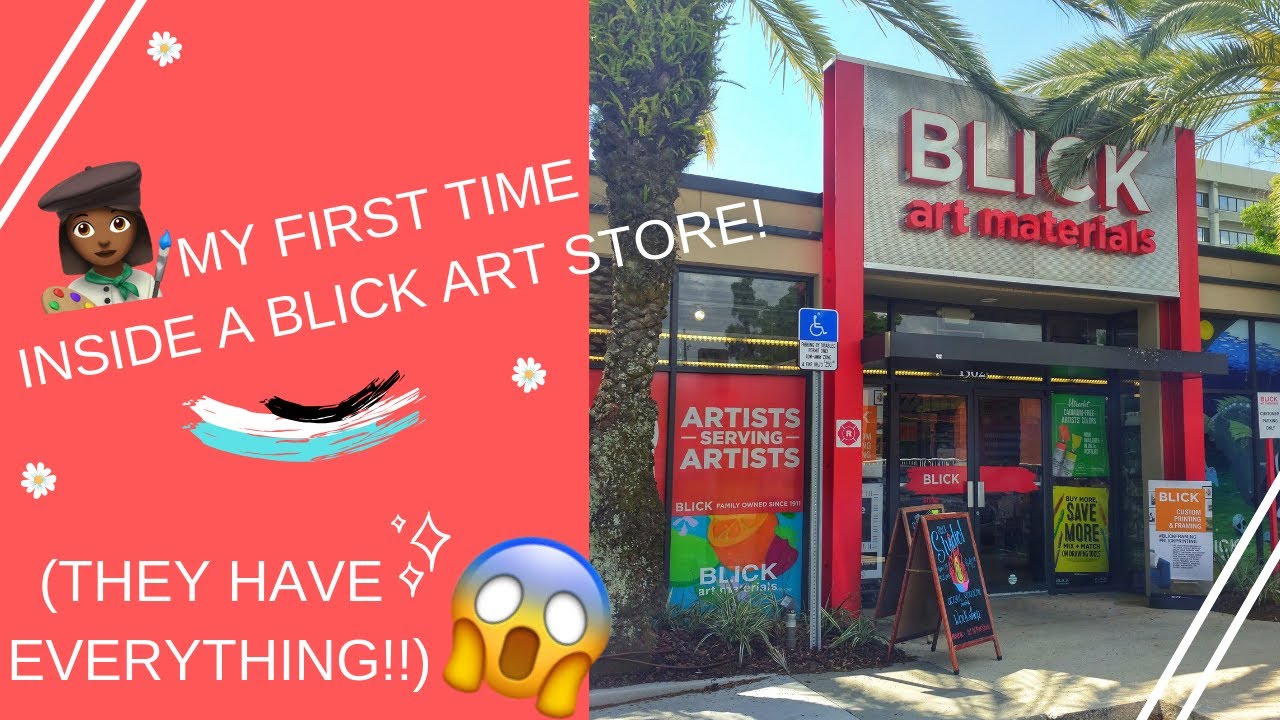 Visiting Blick Art Supplies in Person & Art Supply Haul! 