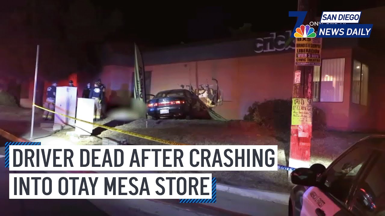 Driver dead after crashing into Otay Mesa store | San Diego News Daily ...