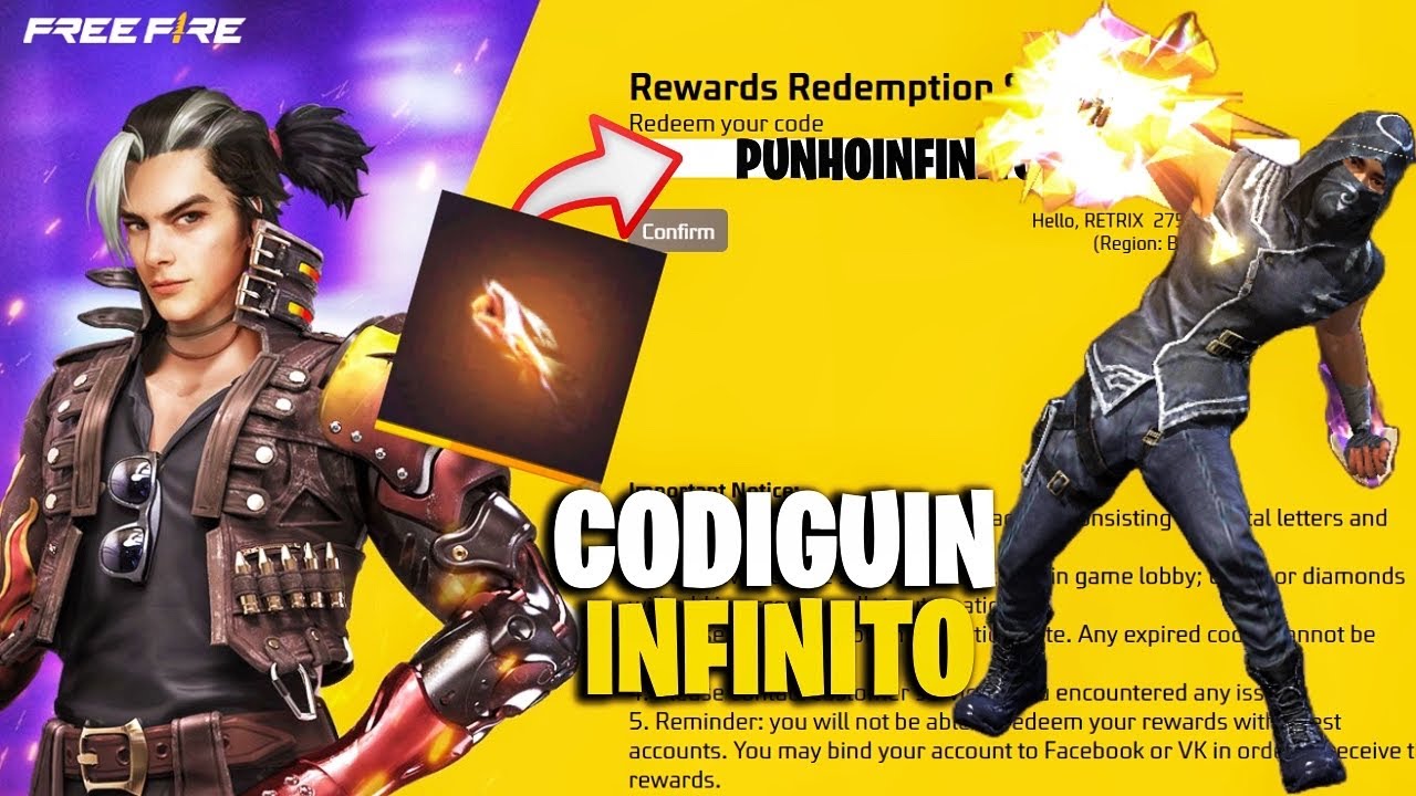 CORRE! COMO RESGATAR GRÁTIS O NOVO CODIGUIN INFINITO DO PUNHO INFINITO ...