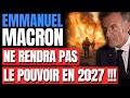 Macron veut rester président après 2027 🗳️