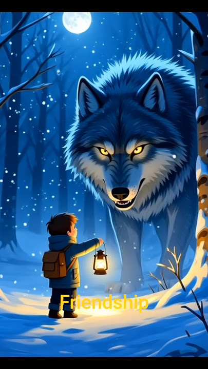 “Even Monsters Remember Kindness | 3D Emotional Short | Boy & Giant Wolf😎🐆”#shorts #viralshorts