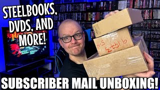 Subscriber MAIL Unboxings! | Steelbooks, DVDs, And Italian WIGS!