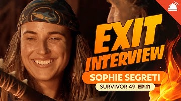 Sophie Segretti Exit Interview | 12th Player Eliminated Survivor 49