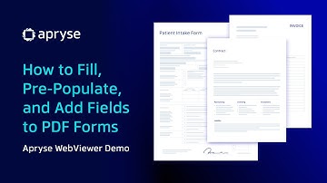 How to Fill, Pre-Populate, and Add Fields to PDF Forms | Apryse WebViewer Demo