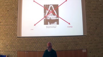 David Joselit at the symposium Duchamp