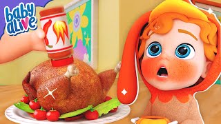 Baby Alive Official 🦃 The Babies' First Thanksgiving 🌶️ BRAND NEW Baby Alive Episodes