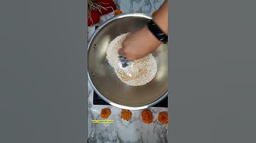 चौलाई के बीजों को कैसे फुलाए | How to puff Amaranth seeds | #shorts