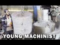 Machining Process of Industrial Machinery Part with 100yrs old Technology