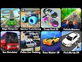 BUS Simulator Ultimate,Police Car Parking,Mega Ramp Car Stunt,Monster Truck Racing,Vehicle Masters