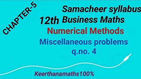12th - Business Maths-Chapter-5- Miscellaneous problems- q.no. 4