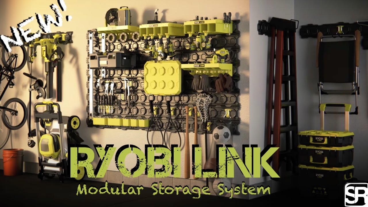 New RYOBI™ LINK™ Modular Storage System: Create Custom Organization  Solutions in the Home or on the Jobsite