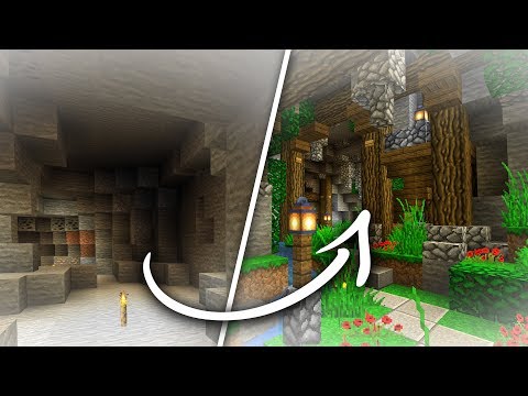 Transformer une Grotte Minecraft en Base !