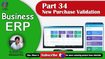 Business ERP Part 34 New Purchase Validation in ASP NET MVC
